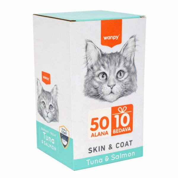 Wanpy Skin Coat Ton Peshku me Salmon Krem Mace Shpërblim 14gr (60 BLEJ 50 PAGO)