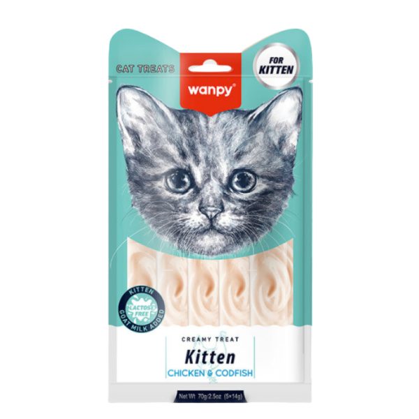 Wanpy Krema Shpërblimi me Pulë dhe Monnal për Katin e Vogël 14gr (5'li)