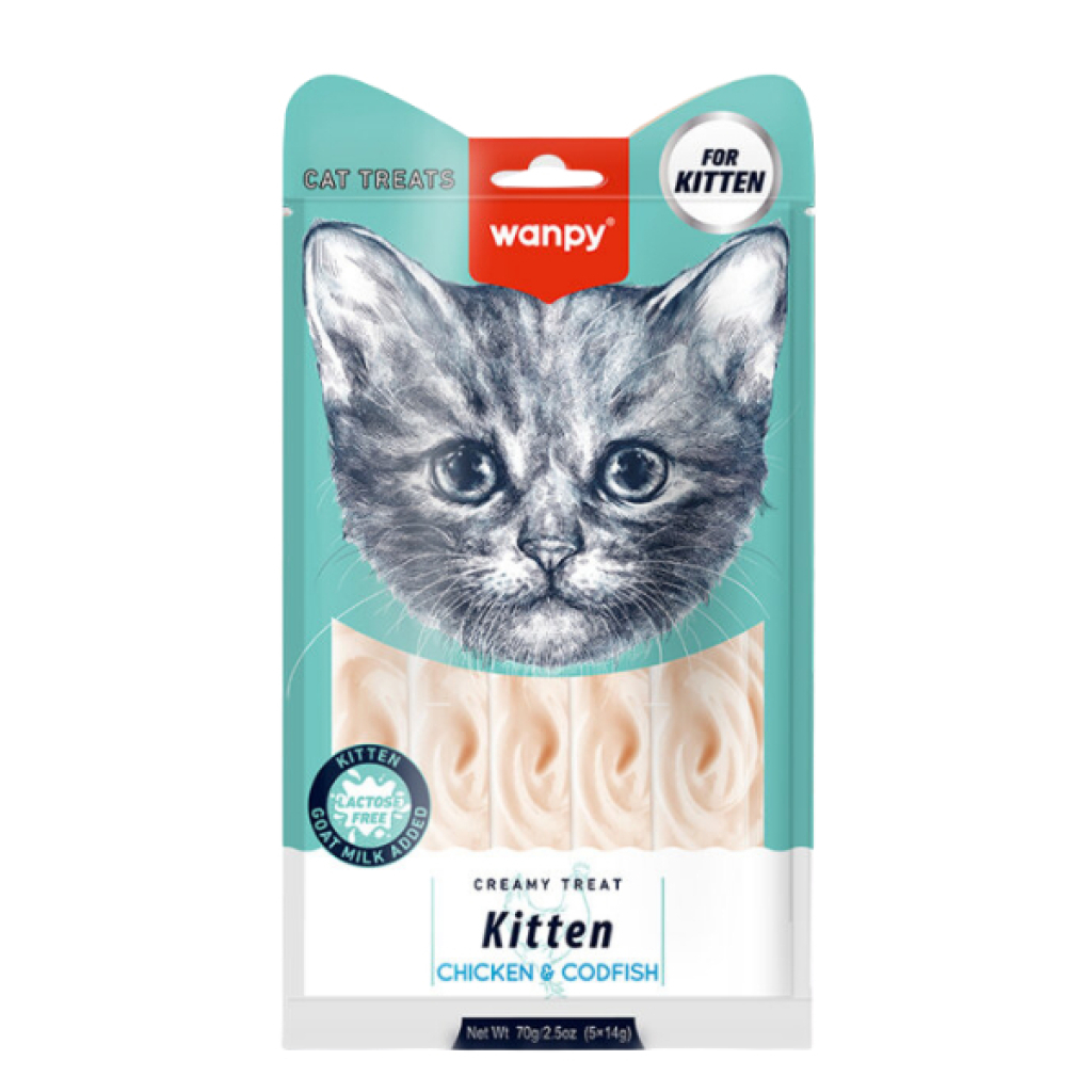 Wanpy Krema Shpërblimi me Pulë dhe Monnal për Katin e Vogël 14gr (5’li)