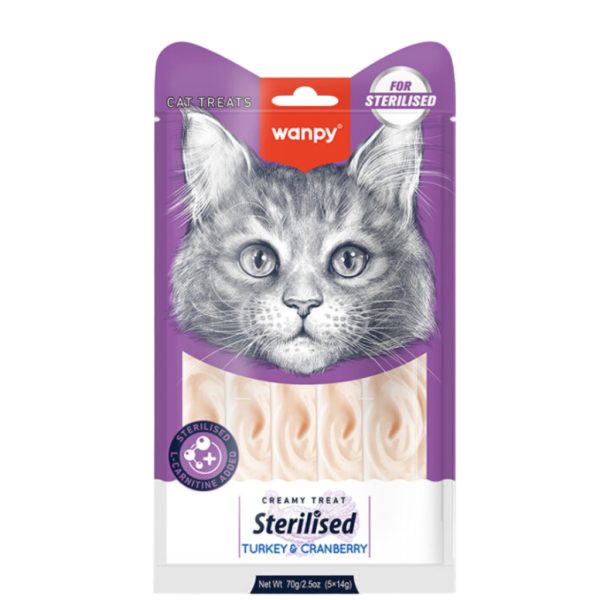 Wanpy Krema Shpërblimi me Qengj dhe Mjedra për Macet e Sterilizuara 14gr