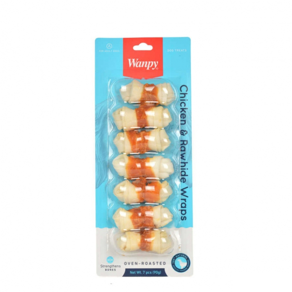 Wanpy Kockë Kërcitëse me Pulë 90gr (7'li)