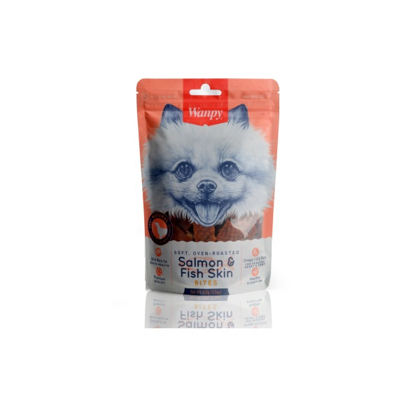 Wanpy Mishi i Salmonit të Pjekur në Furrë për Qentë 100gr