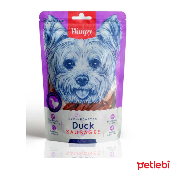 Wanpy Sosis me Mish Qengji për Qentë 100gr