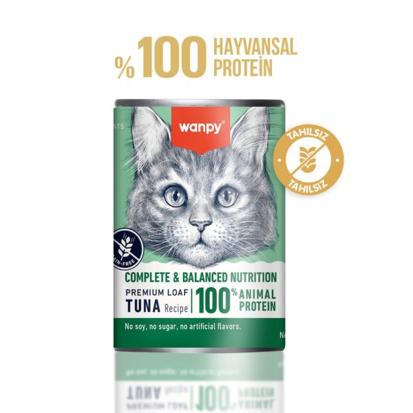 Wanpy Konserve Kedi me Ton Balik 375gr