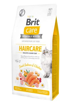 Brit Care Cat Grain-Free Haircare Healthy & Shiny Coat 2 kg