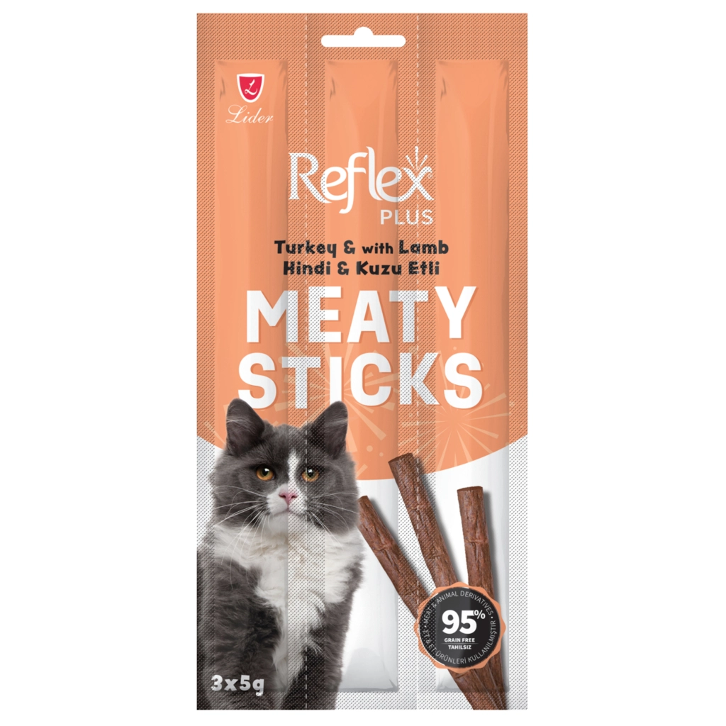 Reflex Shkopinj Shreward për Macja me Mish Qengji dhe Pula pa Grurë 15gr