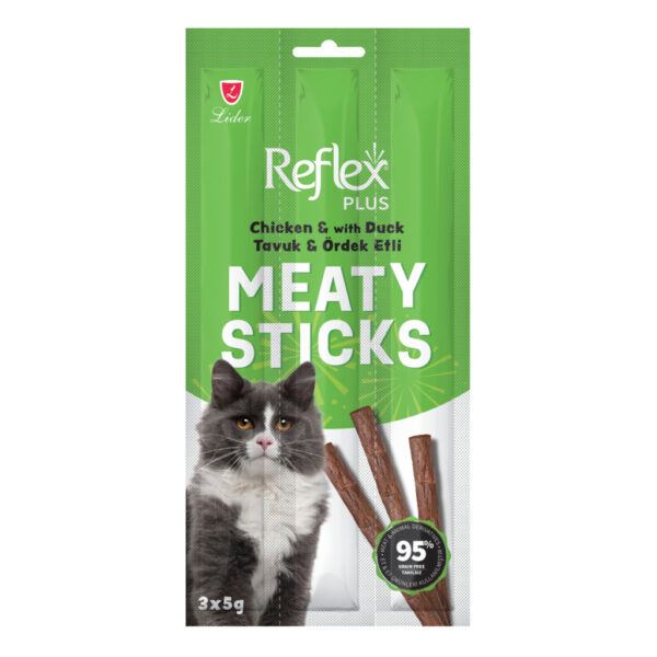 Reflex Shkopinj Shreward për Macet me Mish Pule dhe Pata 15gr (3'lu)