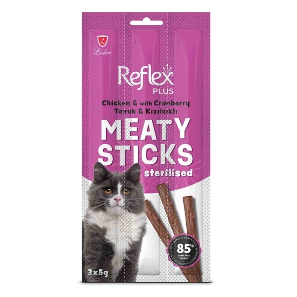 Reflex Plus Pula dhe Mjedra për Macet e Sterilizuara 15gr (3’lu)