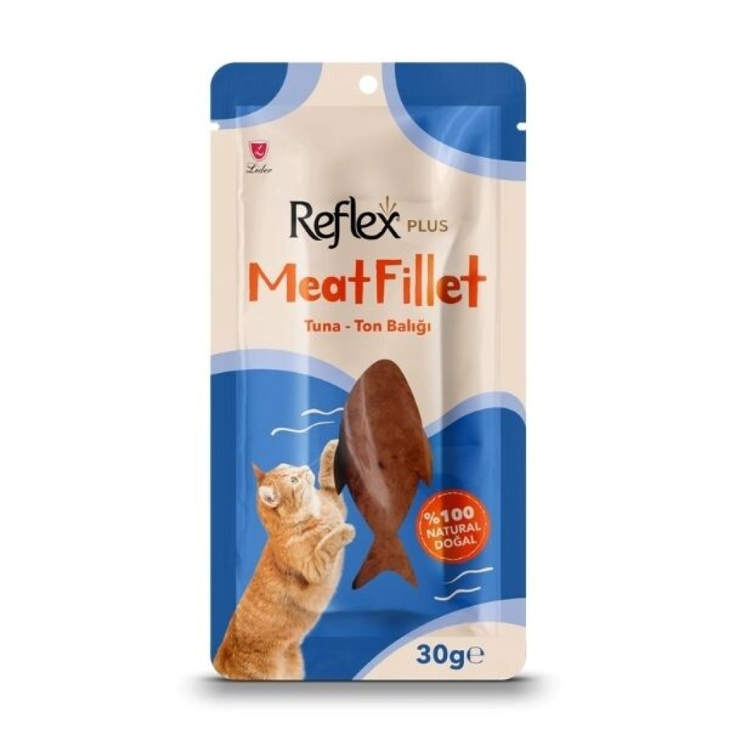 Reflex Plus Peshk Ton Natyral Fileto për Kafshët Shtëpiake 30gr