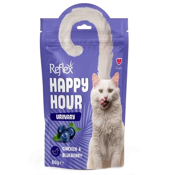 Reflex Happy Hour Urinar me Pulë dhe Boronicë të Egër për Macet 60gr