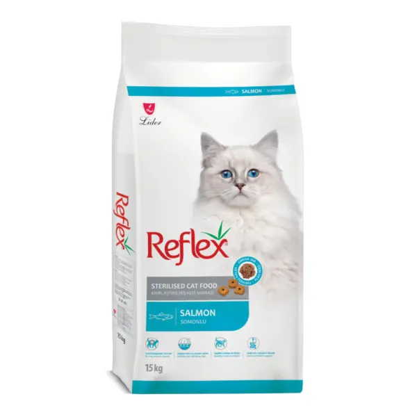 Reflex Mëngjesi me Salmon për Macet e Sterilizuar 15kg
