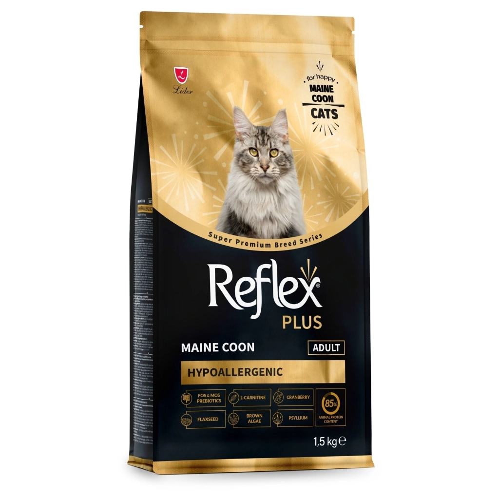 Reflex Plus Hipoalergjik Maine Coon Ushqim për Maca të Rritura 1,5kg