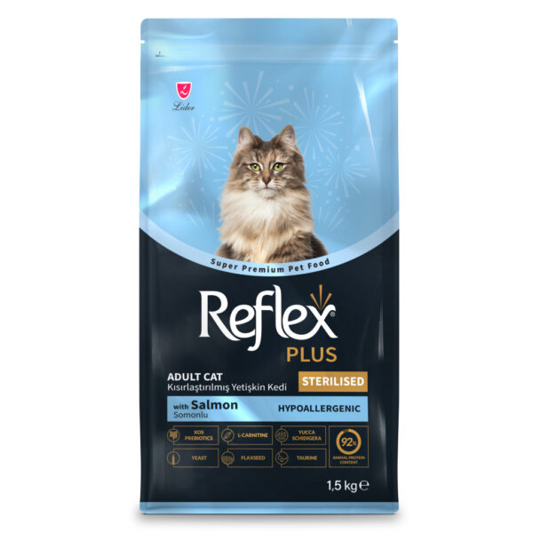 Reflex Plus Hipoalergjik Me Salmon Për Macet E Sterilizuara 1,5kg