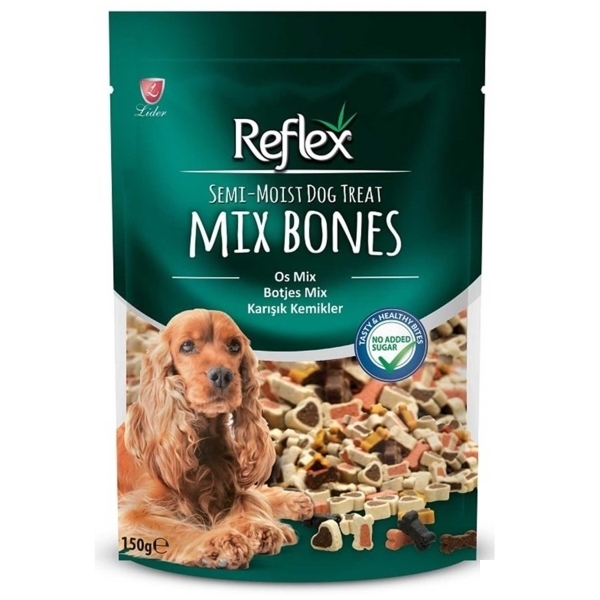 Reflex Kocka të Përziera Pjesërisht të Buta për Qentë 150gr