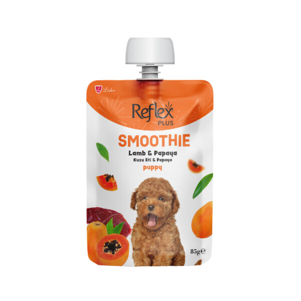 Reflex Plus Smoothie me Mish Qengji dhe Papaja për Kafshët e Vogla 85gr