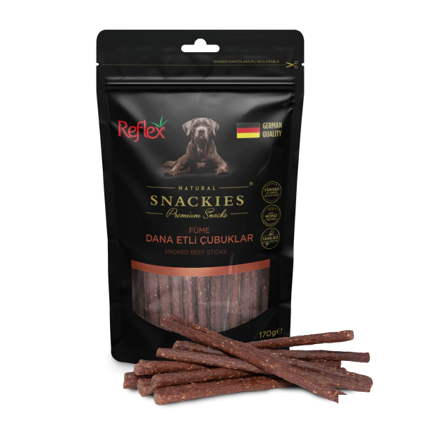 Reflex Snackies Natyral me Mish Qengji të Pjekur pa Grurë për Qentë 170gr