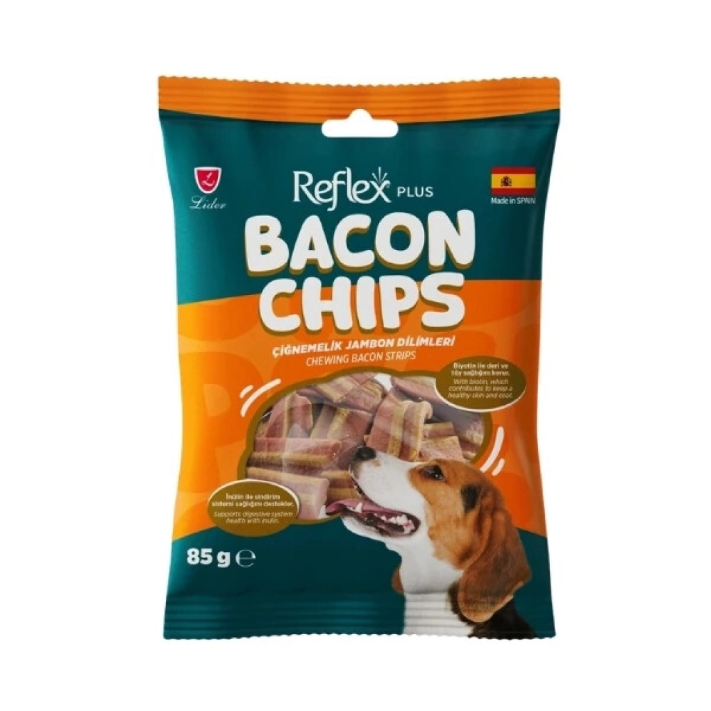 Reflex Plus Chips Jamboni për Qentë 85gr