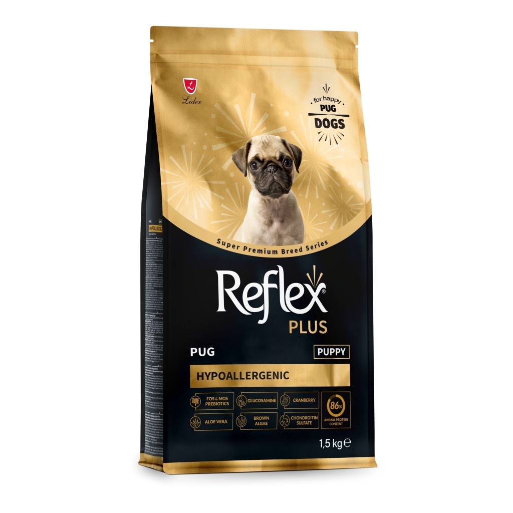Reflex Plus Hipoalergjik Pug Qen Puppy Mëngjes 1,5kg