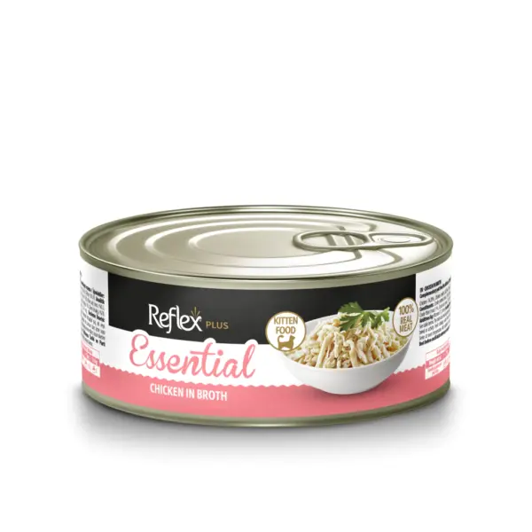 Reflex Plus Essential me Mish Pule në Lëng për Kafshët e Vogla 70gr