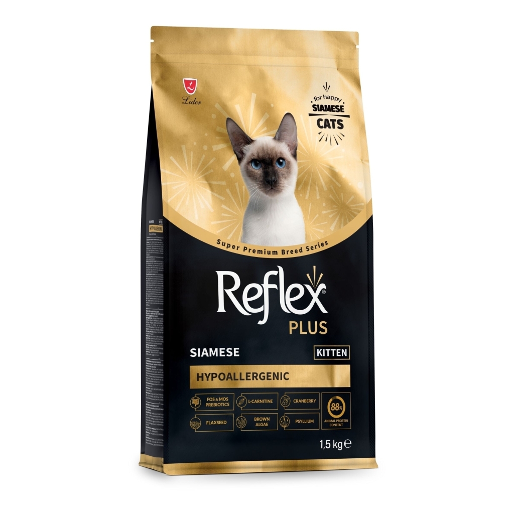 Reflex Plus Hipoalergjik Mëngjesi për Kafshë të Vogla Siamese 1,5kg