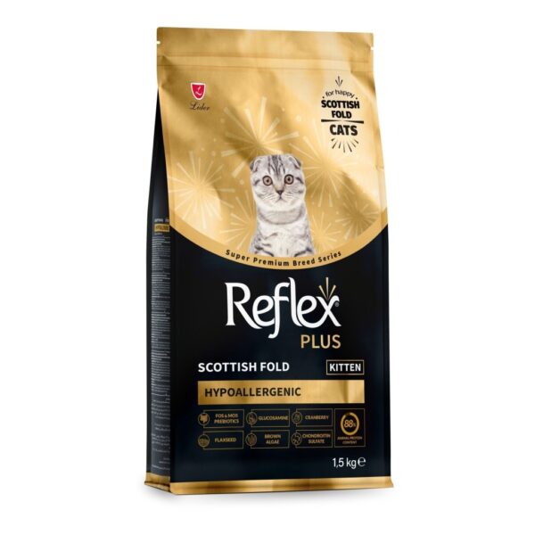 Reflex Plus Hipoalergjik Scottish Fold Mëngjesi për Kafshët e Vogla 1,5kg