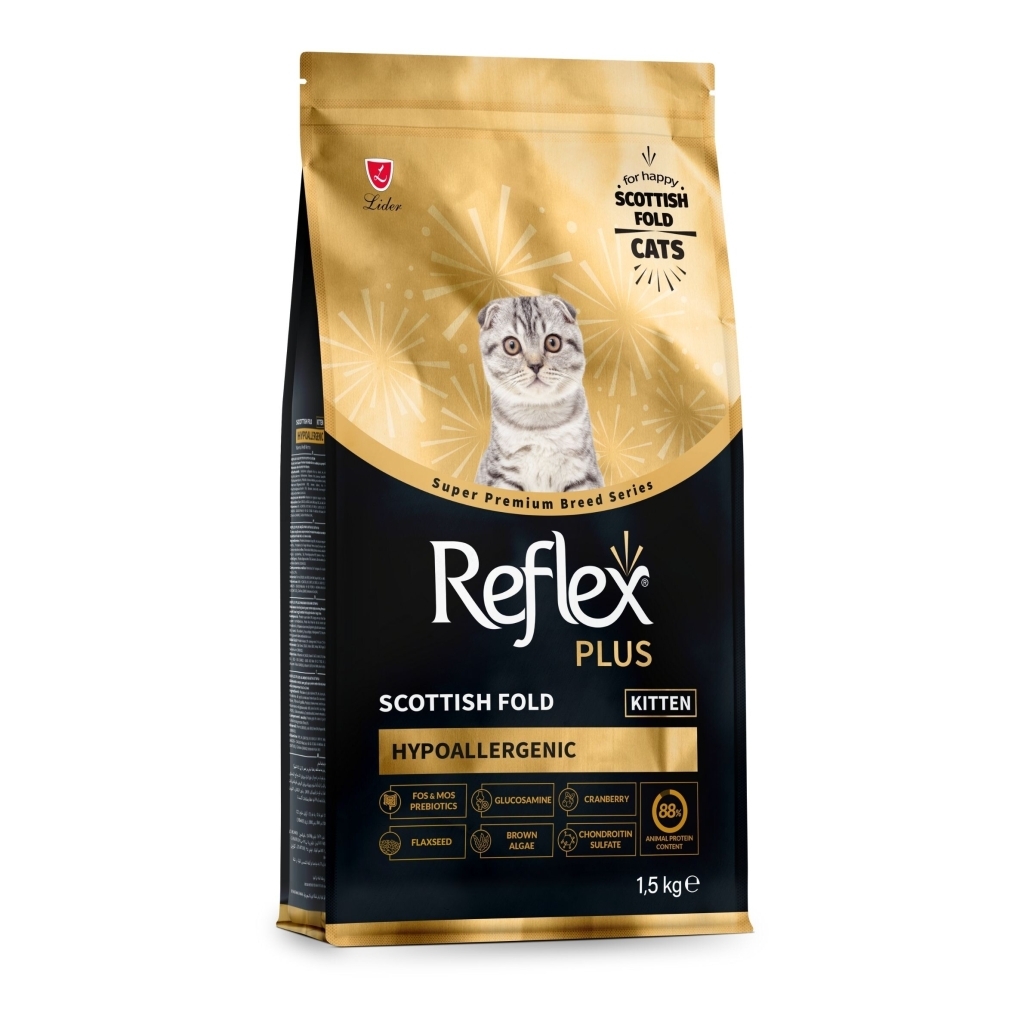 Reflex Plus Hipoalergjik Scottish Fold Mëngjesi për Kafshët e Vogla 1,5kg
