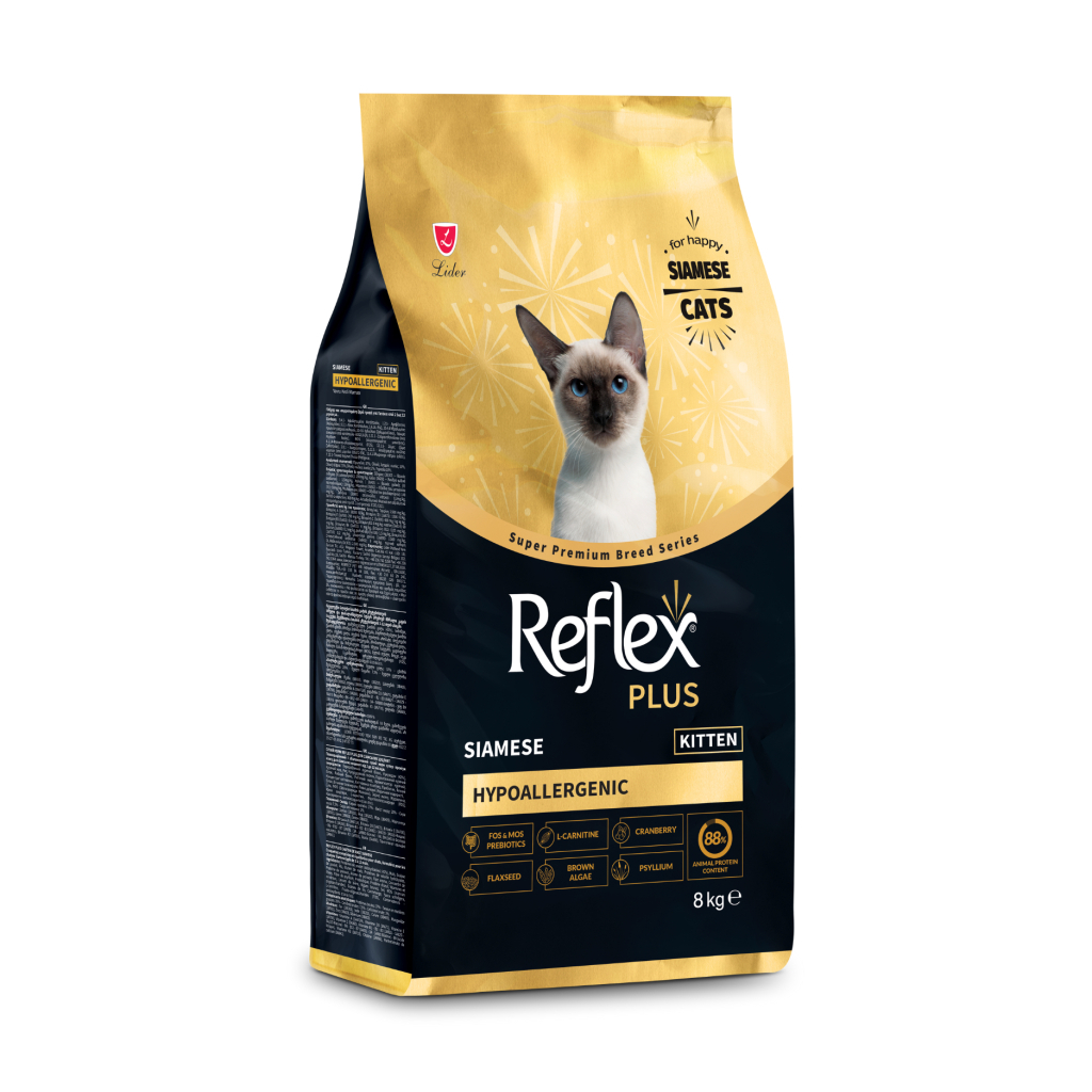 Reflex Plus Hipoalerjenik Mama për Kafshët e Vogla Siamese 8kg