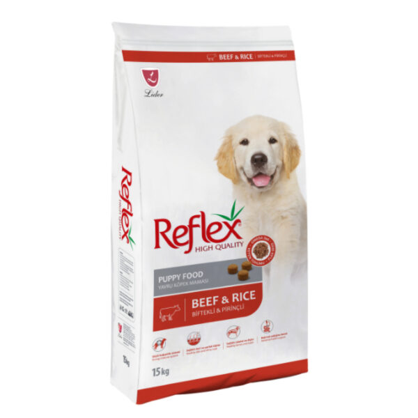 Reflex Mëngjesi me Mish Qengji dhe Oriz për Kafshët e Vogla 15kg