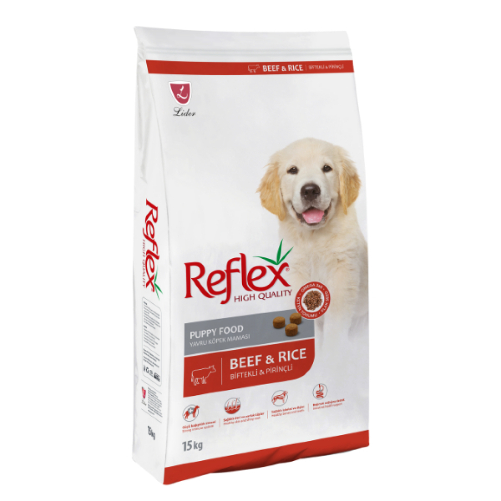 Reflex Mëngjesi me Mish Qengji dhe Oriz për Kafshët e Vogla 15kg