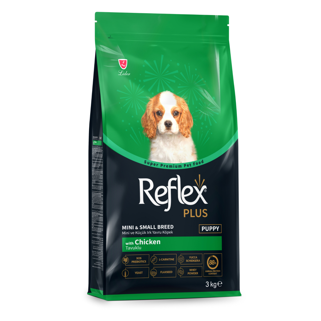 Reflex Plus Mini dhe Kafshë të Vogla me Mish Pule për Këlyshë 3kg