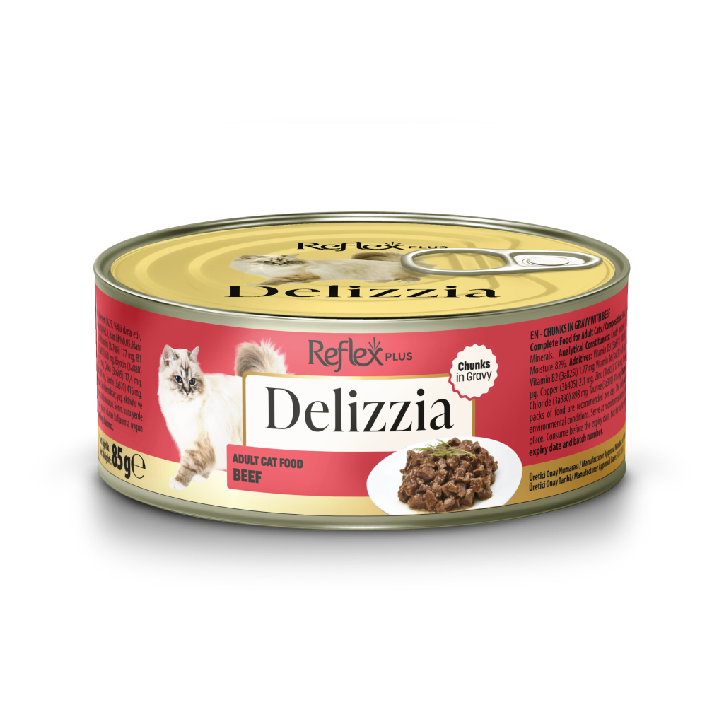 Reflex Plus Delizzia në Sos me Mish Qengji për Kedi të Rritur 85gr