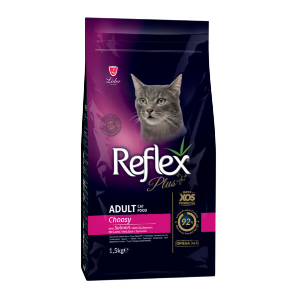 Reflex Plus Choosy Mënyra për Macet me Salmon 1,5kg