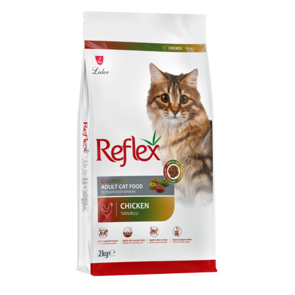 Reflex Multi Color Mëngjesi me Pulë dhe Oriz për Macet e Rritura 2kg