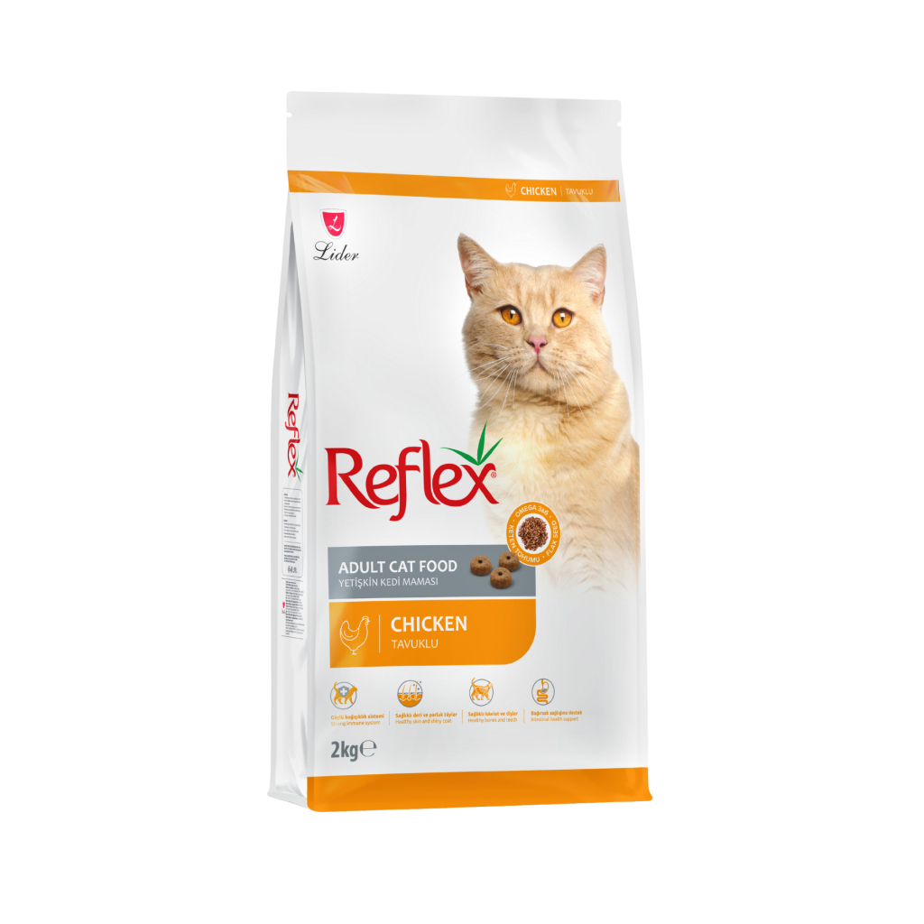 Reflex Mëngjesi me Pulë dhe Oriz për Macet e Rritura 2kg