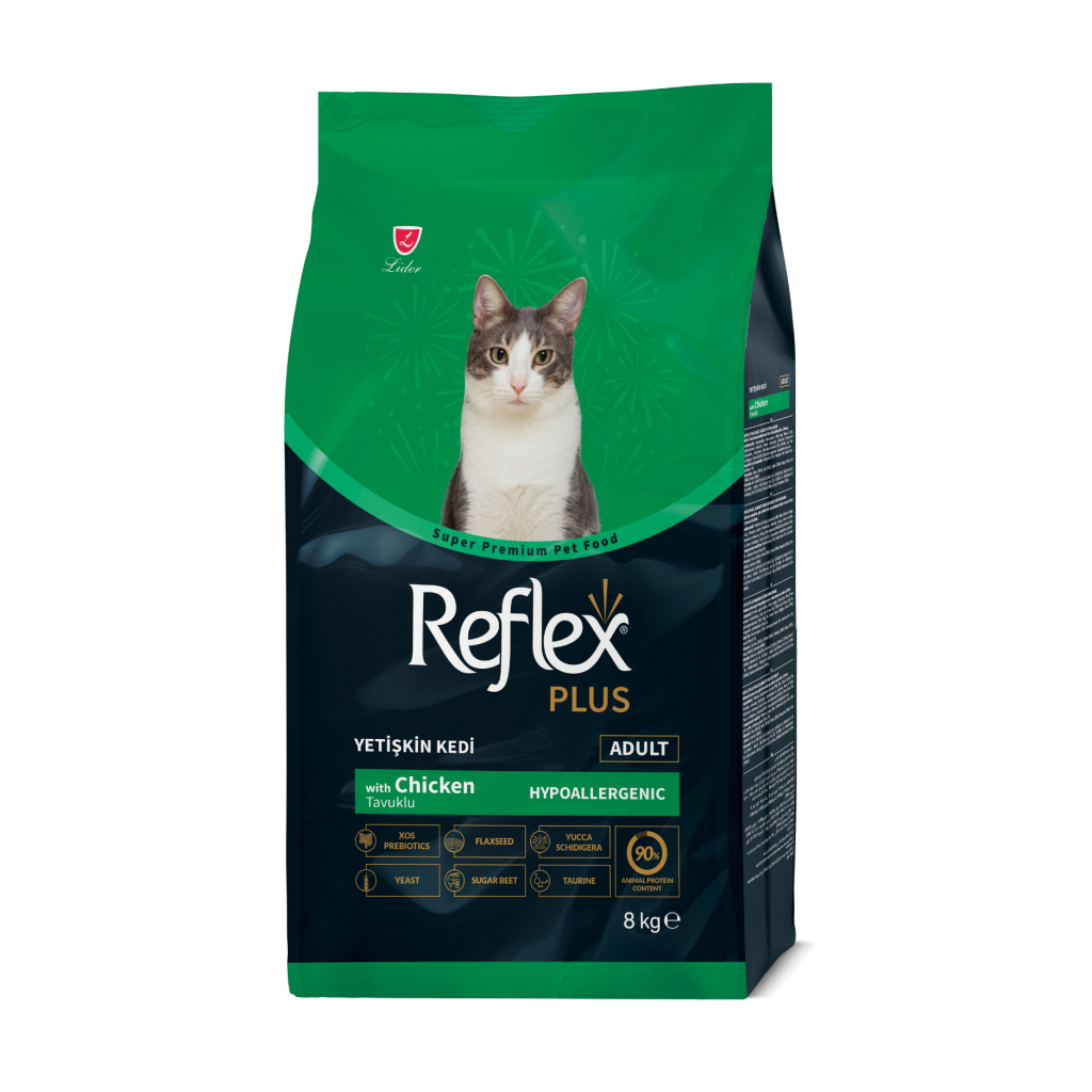 Reflex Plus Mëngjesi me Pulë për Macet e Rritura 8kg