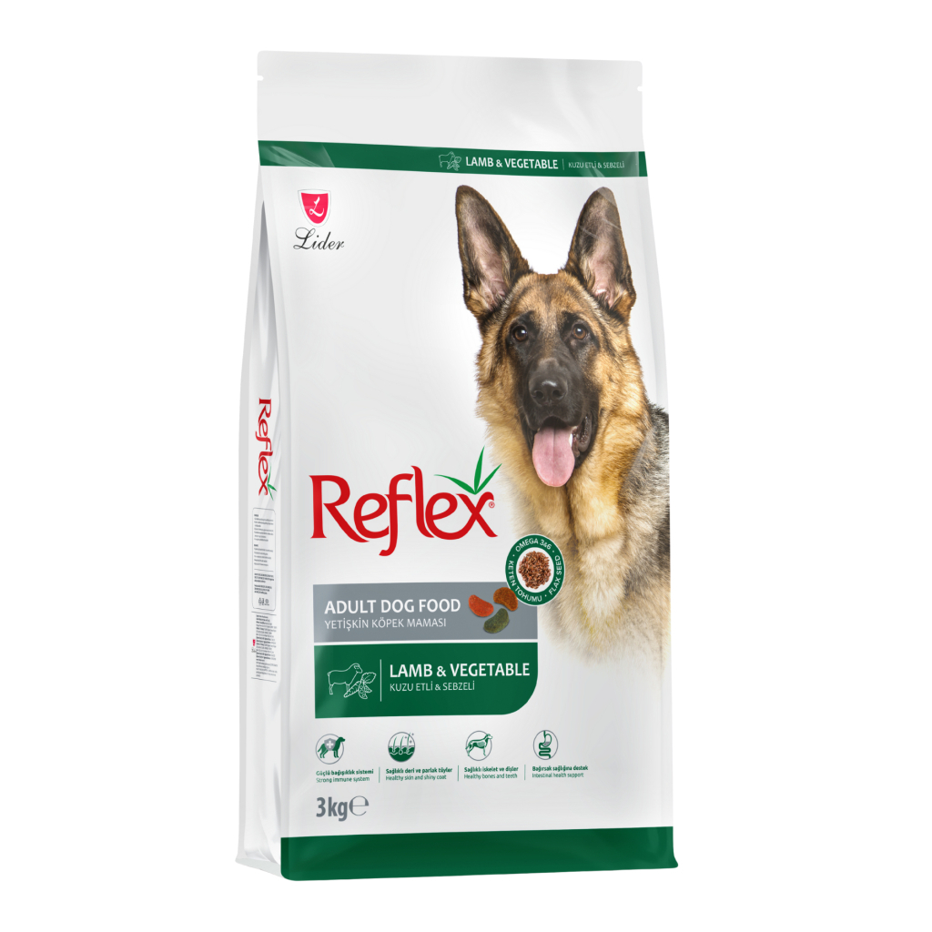 Reflex Qengji me Mish dhe Perime për Qentë e Rritur 3kg