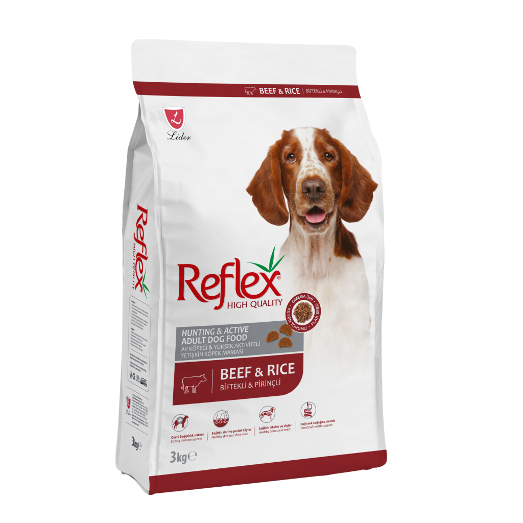Reflex Aktiv Mëngjesi me Mish Qengji për Qentë e Rritur 3kg