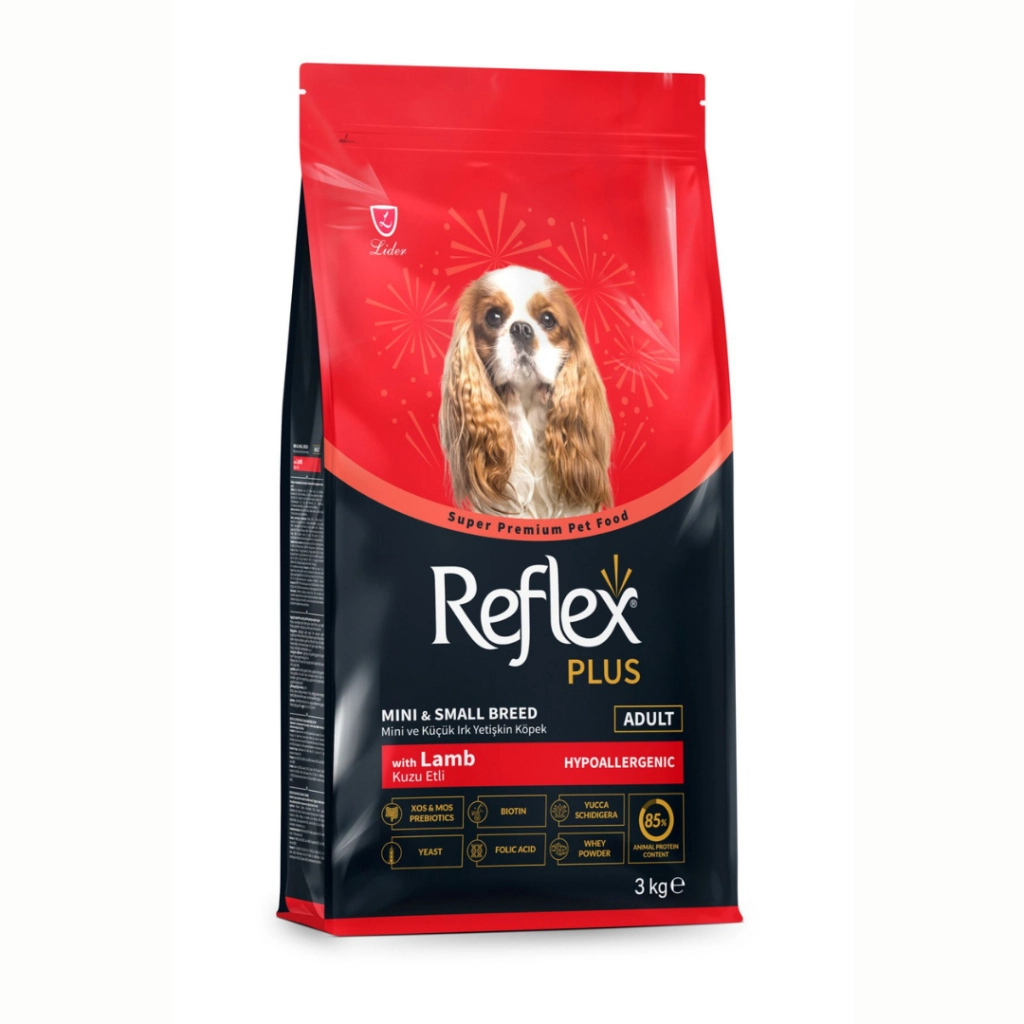 Reflex Plus Hipoalergjik Qengji për Qenë të Vegjël të Rritur 3kg