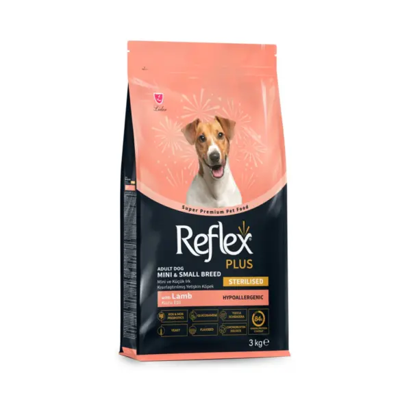 Reflex Plus Qengji me Mish Mini dhe Kafshë të Vogla të Sterilizuar 3kg