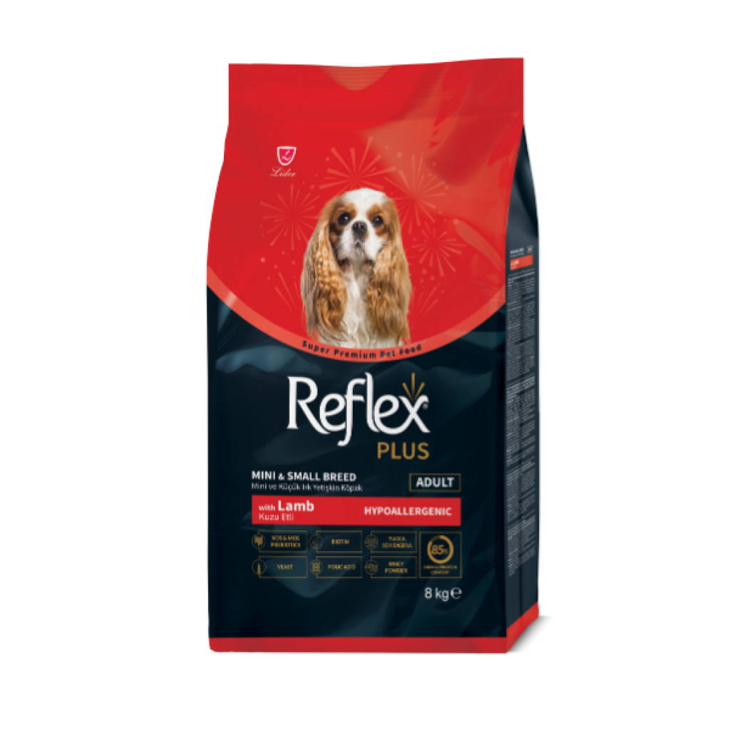 Reflex Plus Mini dhe Qen të Vegjël me Qengj dhe Oriz 8kg