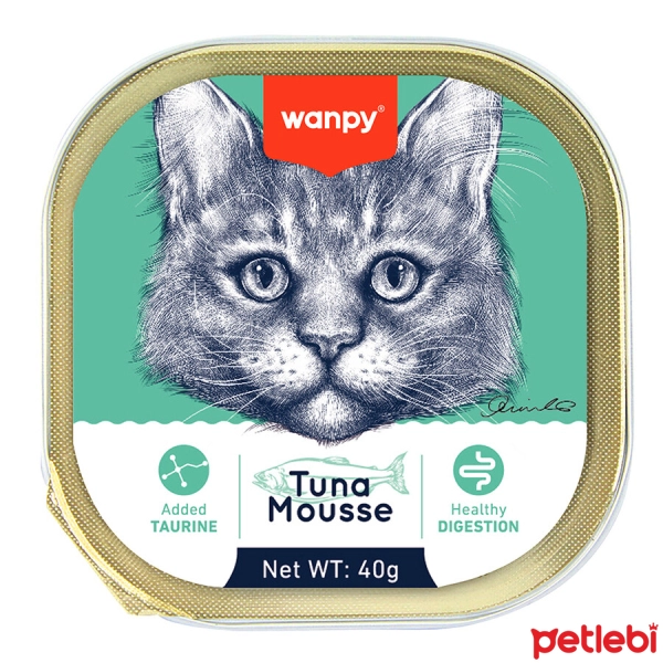 Wanpy Alutray Pate me Ton Peshku për Macen 40gr