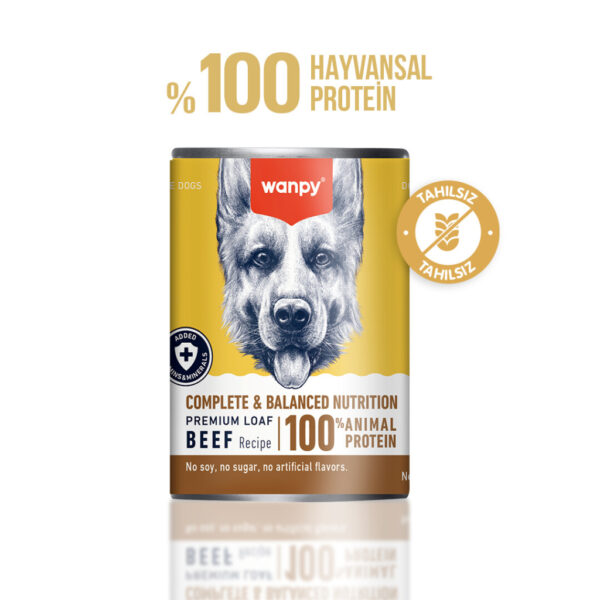 Wanpy Konserve Qeni me Mish Qengji 375gr