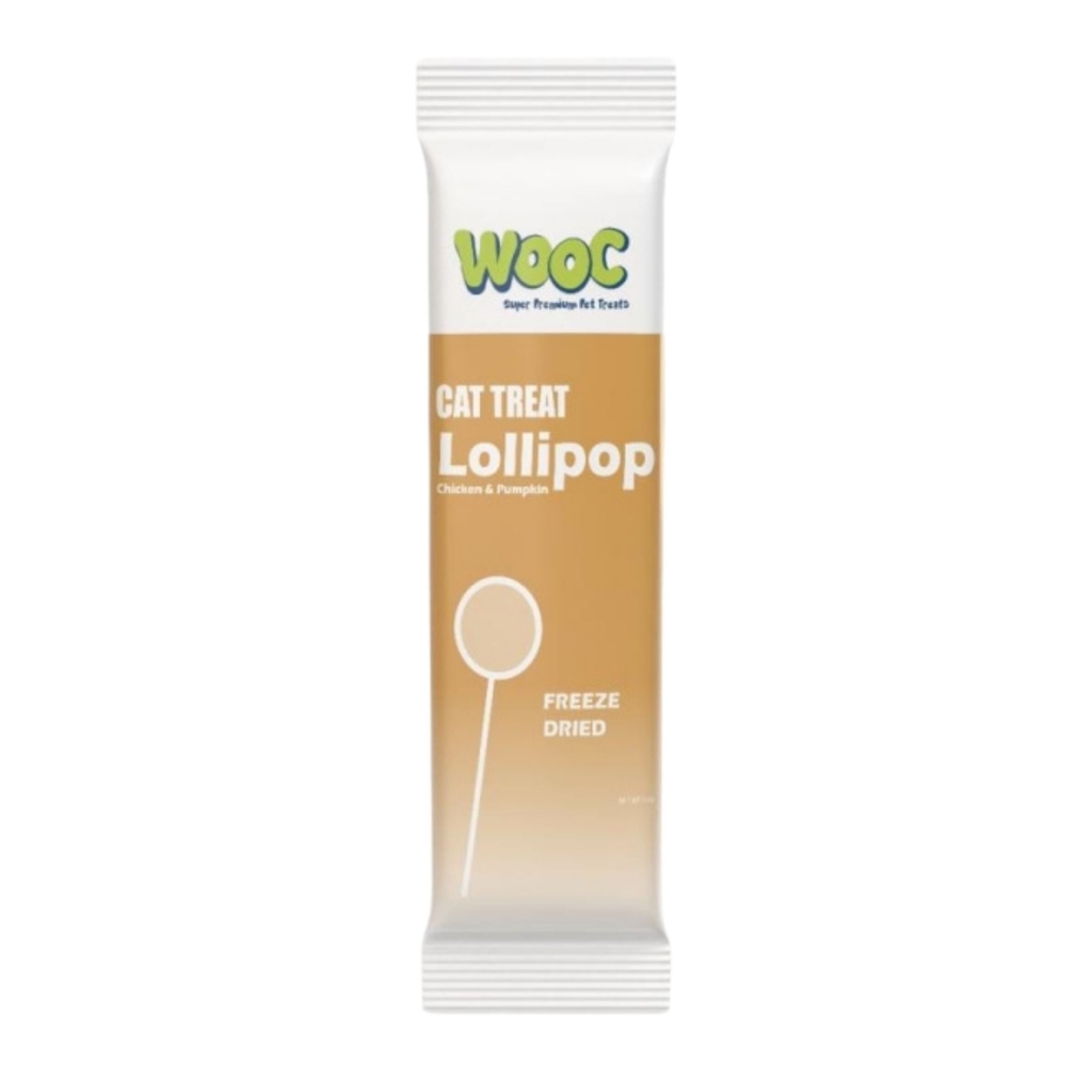 Wooc Lollipop me Pulë dhe Kungull për Kafshët e Vogla 1,4gr