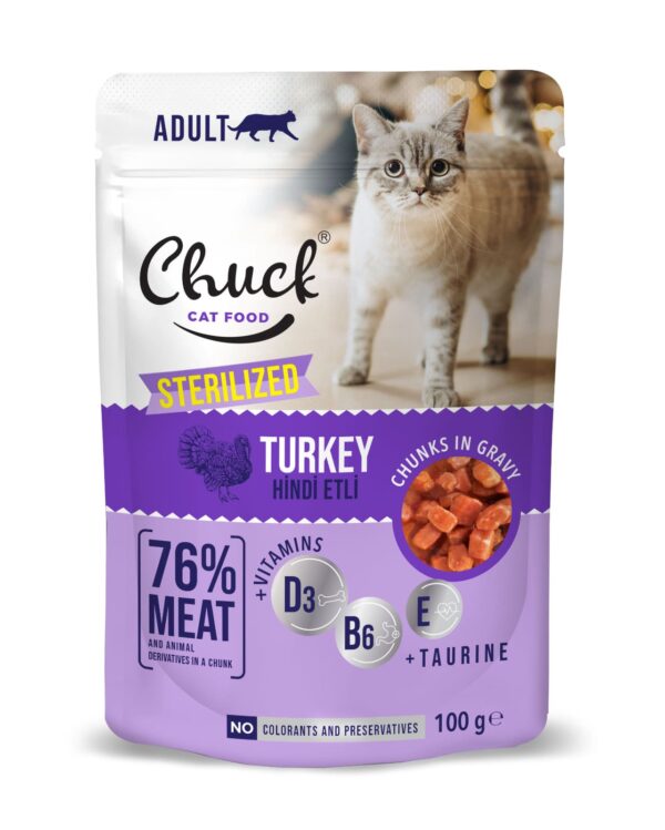 Chuck Pouches -Adutl - Turqi e Sterilizuar 100 g