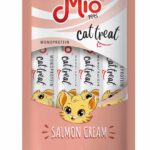 Mio Krem Shpërblimi për Mace – me salmon 15 g x 4