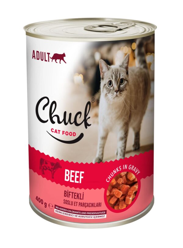 Ushqim i Lagësht - Chuck 400 gr Konservë Maceje - me viç
