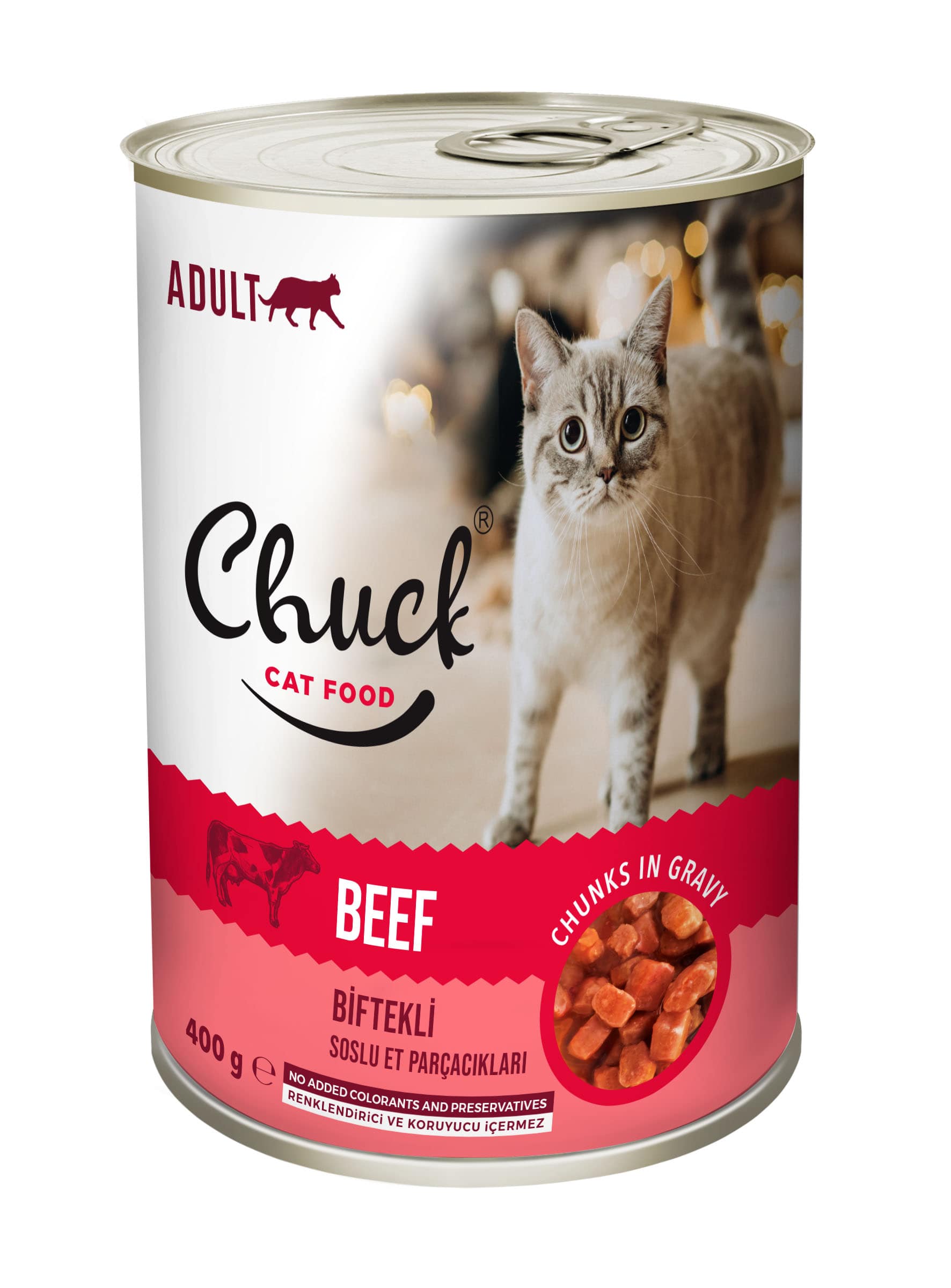 Ushqim i Lagësht – Chuck 400 gr Konservë Maceje – me viç