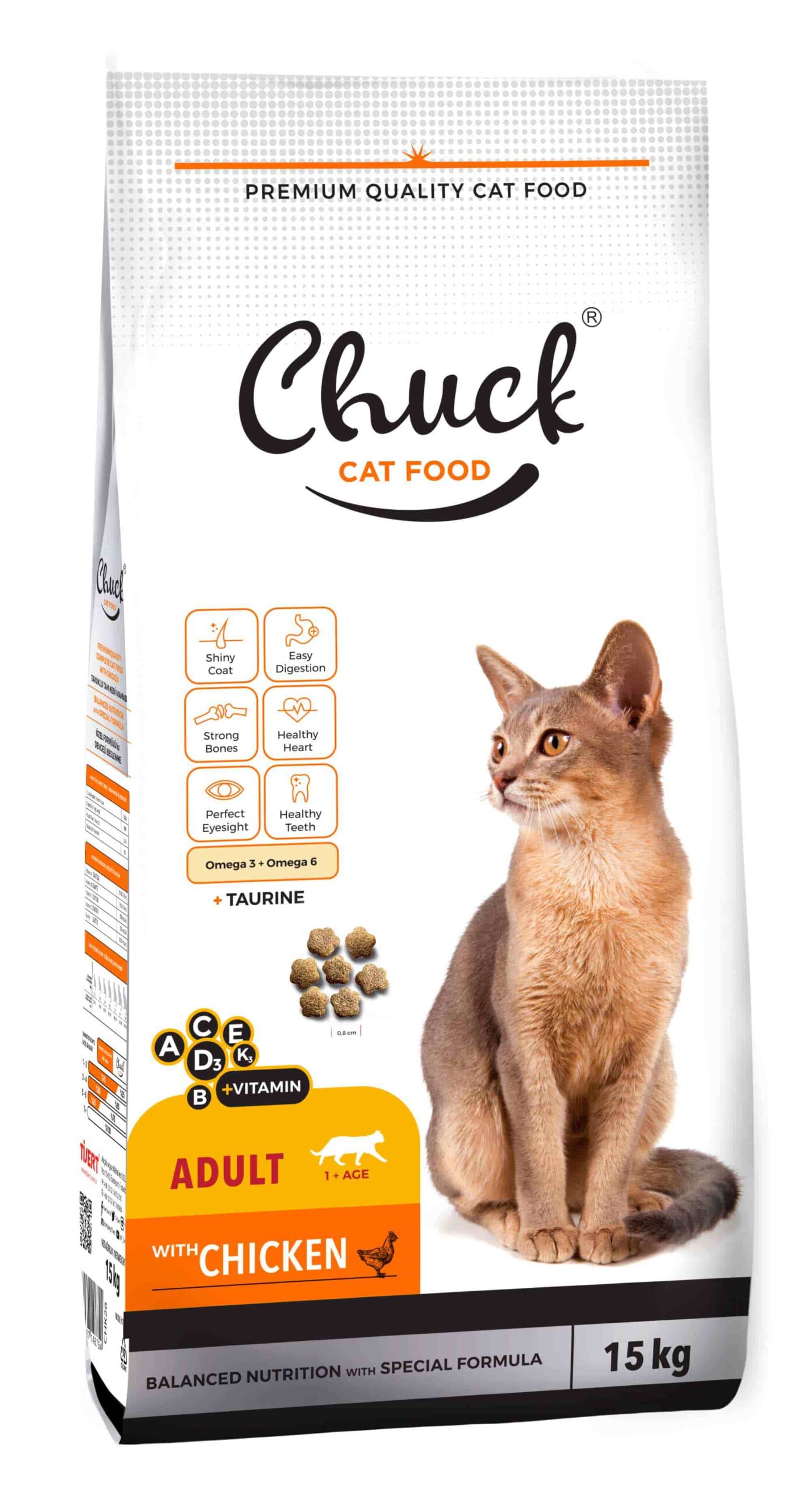 Ushqim i Thatë - Chuck 15 kg Mace - me mish pule