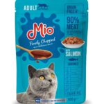 Mio Pouches – Të rritur – me salmon 100 g