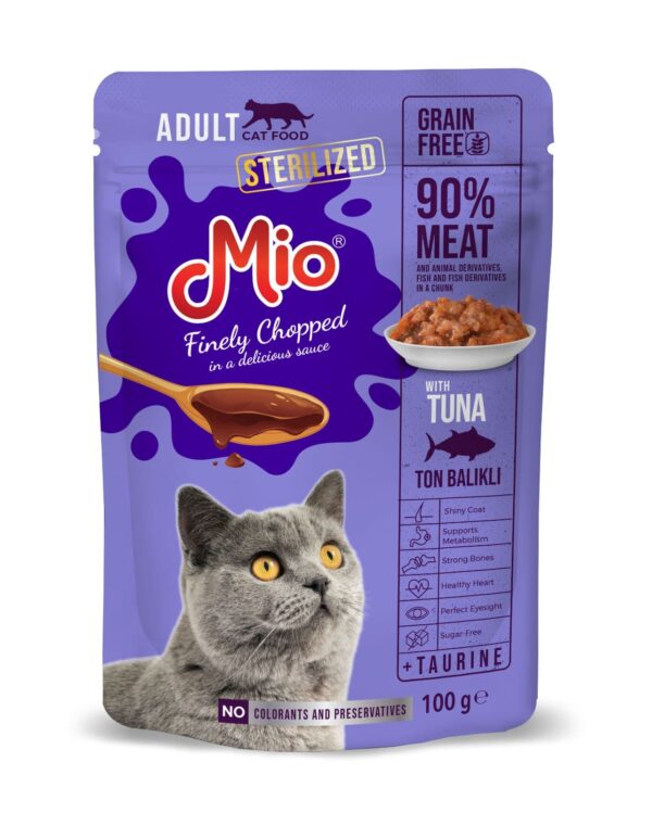 Mio Pouches - Adult - Sterile Tuna 100 g